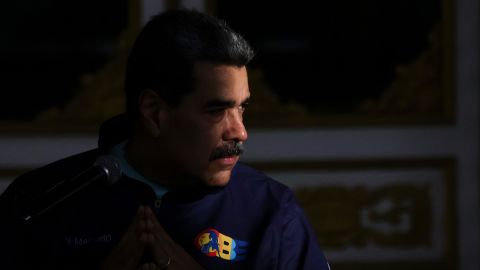 Venezuelan President Nicolás Maduro in Caracas on November 21, 2025.