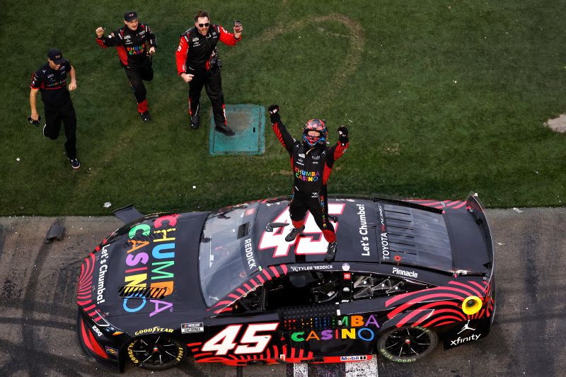 Tyler Reddick wins the Daytona 500 for Michael Jordan-owned 23XI