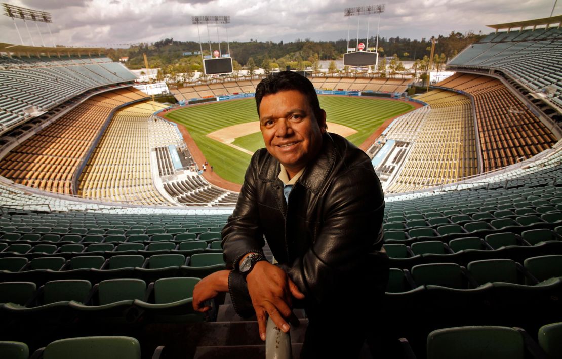 Former pitcher Fernando Valenzuela was popular with fans.