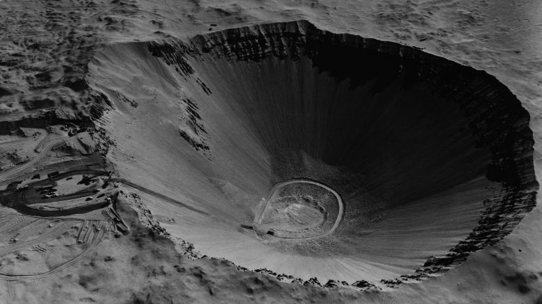 The Sedan Crater, more than the length of three football fields wide and one football field deep, was produced by a 100-kiloton thermonuclear detonation at the AEC's (Atomic Energy Commission) Nevada Test Site in July, 1962.