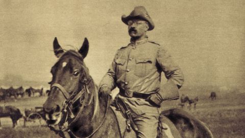 Colonel Roosevelt of the Rough Riders in 1898.