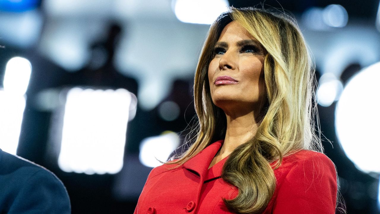 Melania Trump at the Republican National Convention in Milwaukee on July 18.