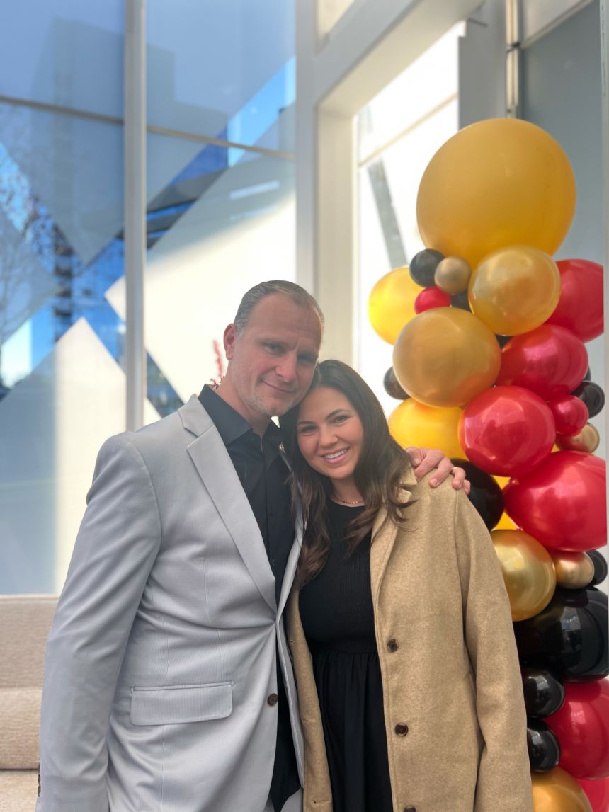 Роман Суровцев і його дружина Саманта Суровцева