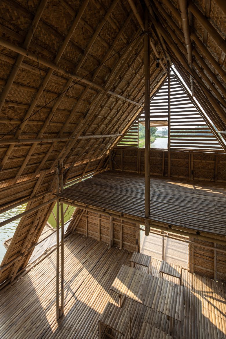 A prototype from H&P Architects demonstrates how floating homes could be deployed in the flood-prone Mekong Delta.