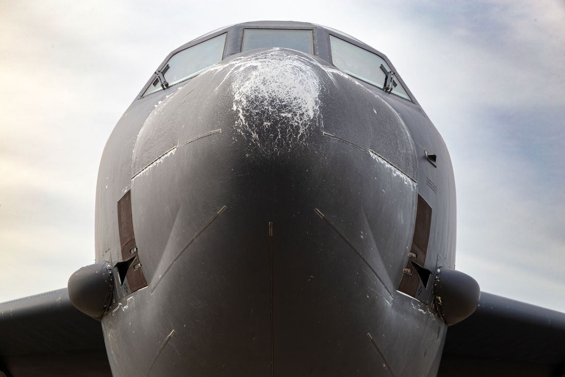 The last B-52 rolled off the production line in 1962. The strategic bombers are decades older than their crews, and some jets show their age.