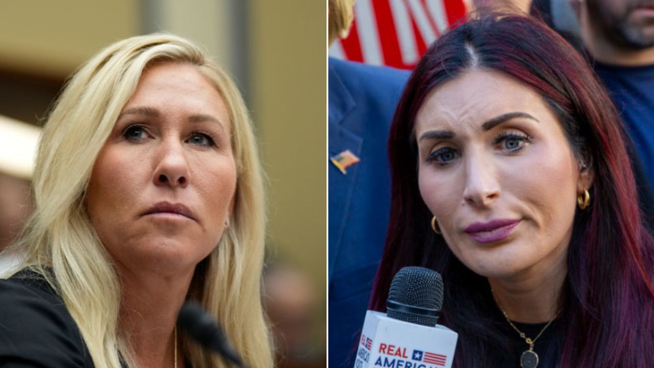 Rep. Marjorie Taylor Greene and Right-wing activist Laura Loomer.