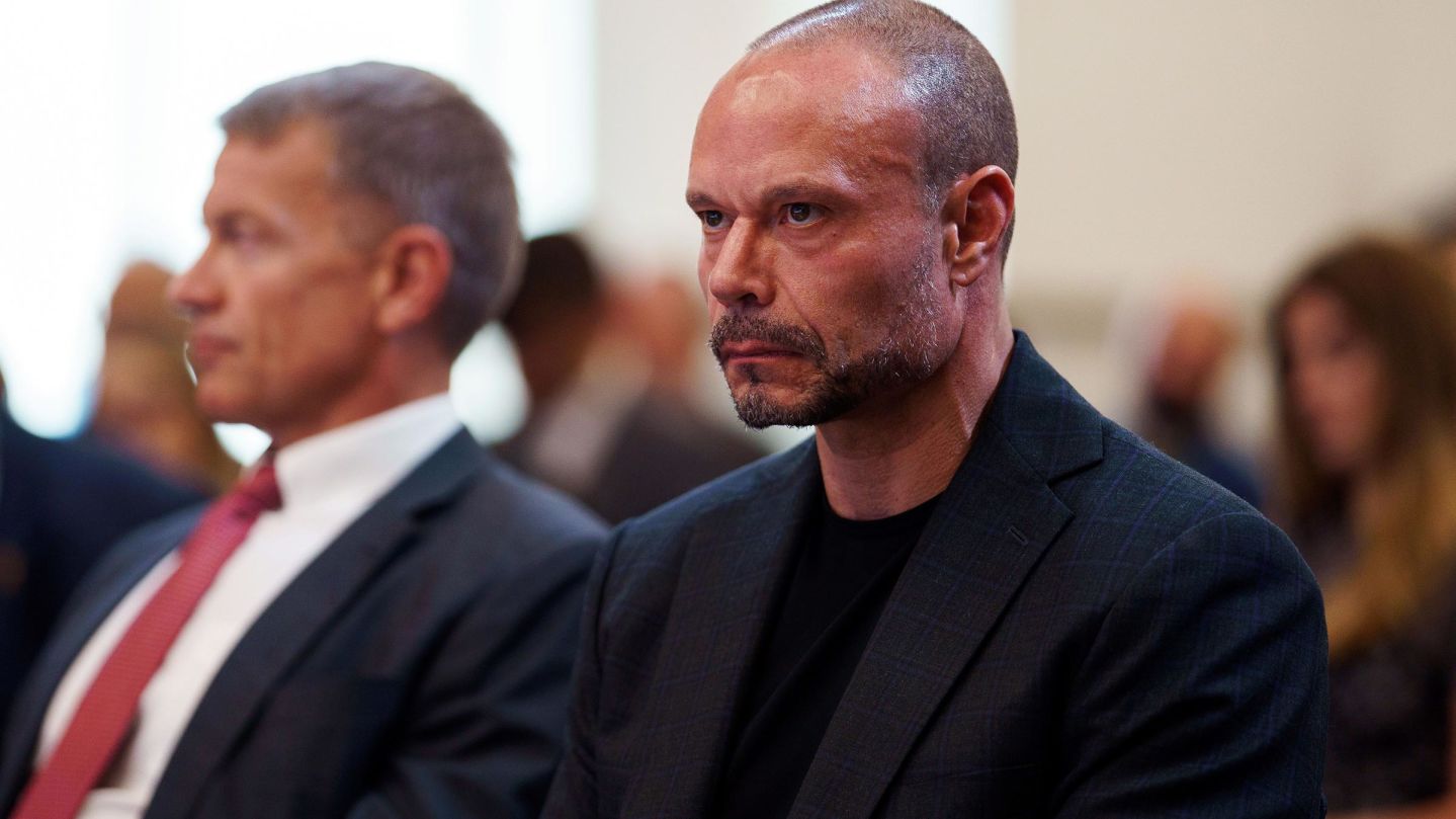 Dan Bongino during a forum examining the attempted assassination Donald Trump at the Heritage Foundation in Washington, DC, on August 26, 2024.