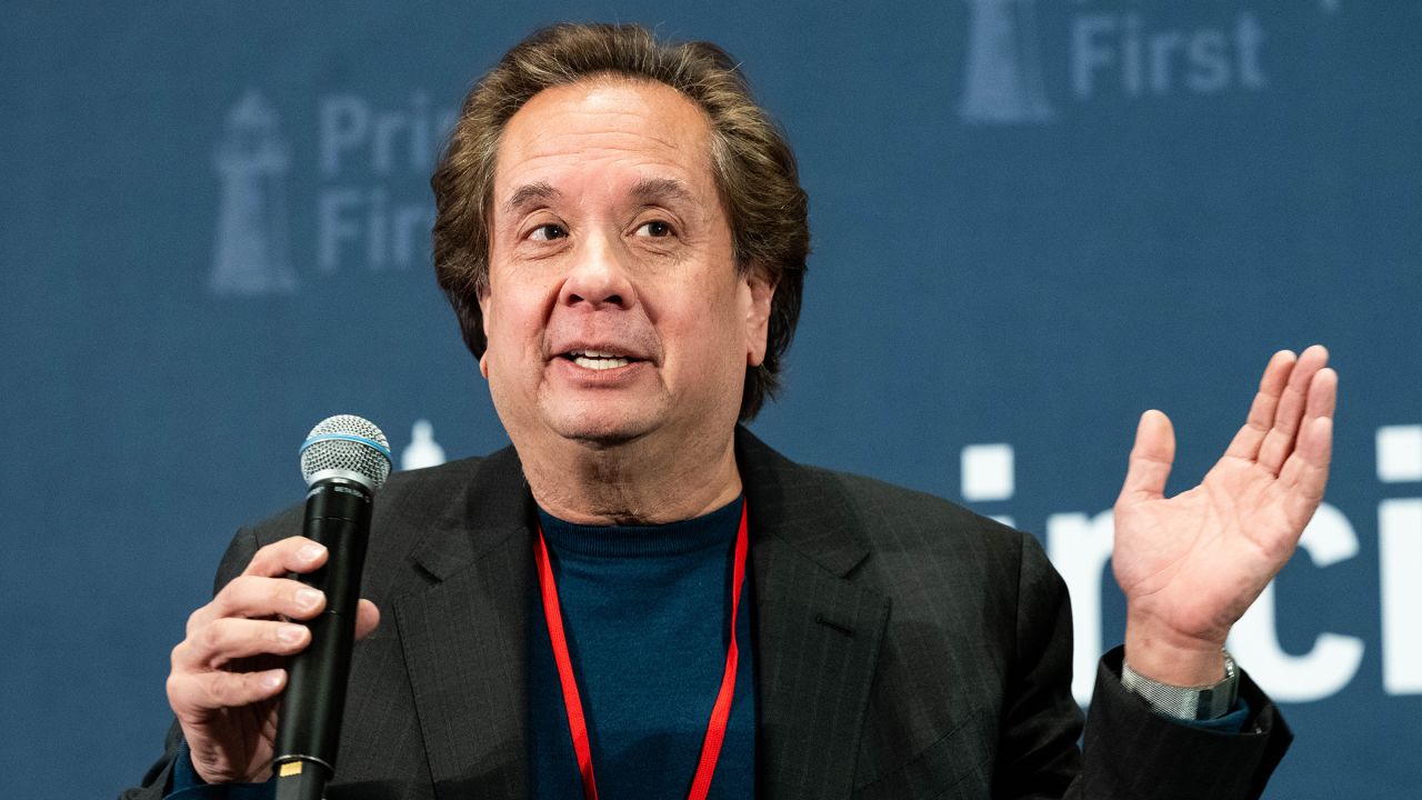 George Conway speaks at the Principles First Summit taking place at the Conrad Hotel in Washington, DC, on February 25.