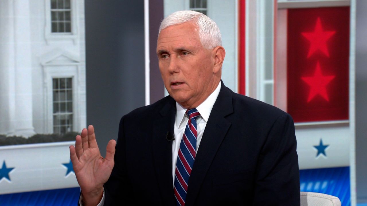 Former Vice President Mike Pence speaks to CNN's Kate Bolduan.