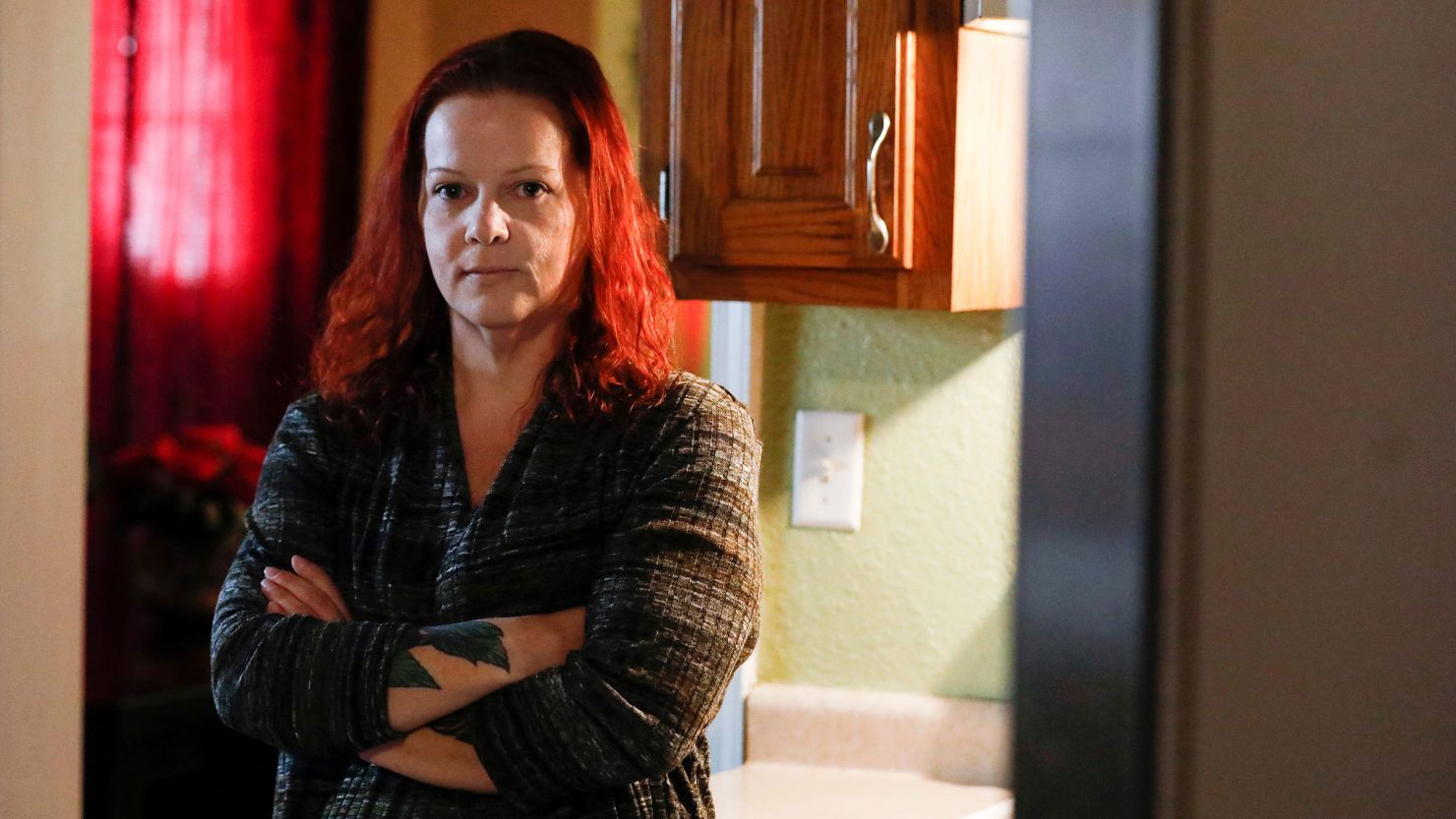 Mylissa Farmer stands for a portrait at her home in Joplin, Missouri, in September 2022. 