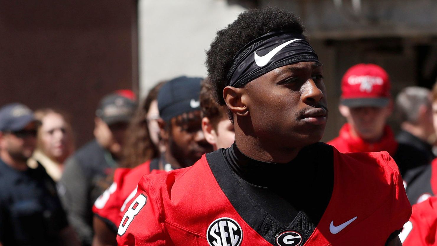 Georgia football player Colbie Young arrested and charged with assault on  unborn child and battery | CNN