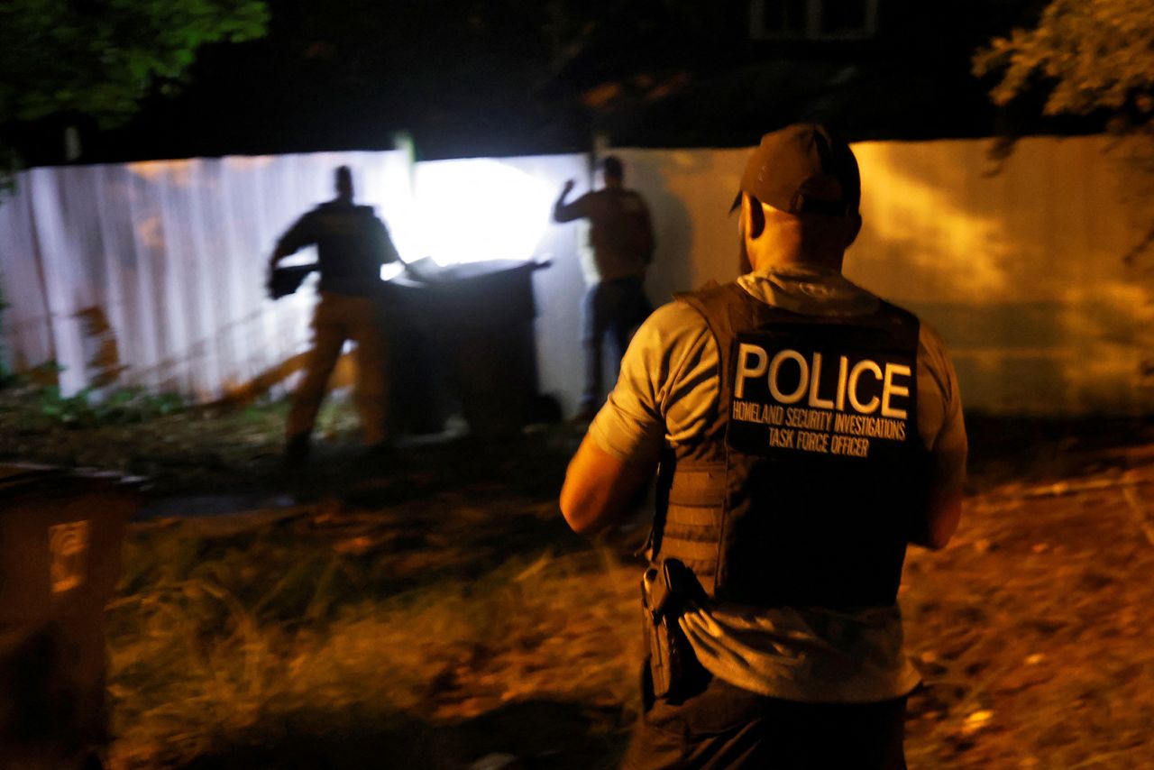 Secret Service and Homeland Security agents check the home of Ryan W. Routh in Greensboro, North Carolina, U.S. on September 15.