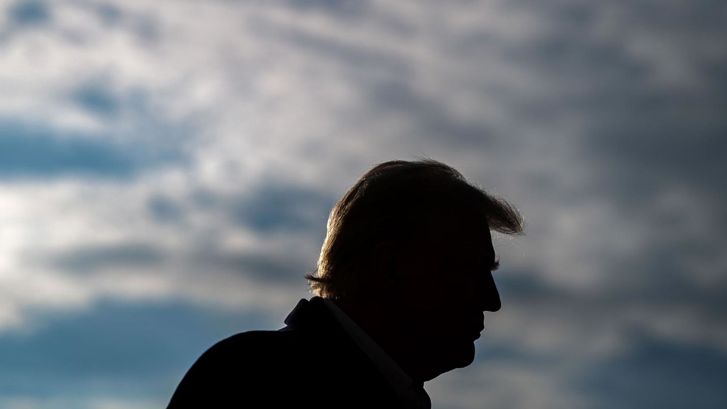 President Donald Trump speaks to members of the press as he prepares to depart the White House aboard Marine One on January 24, 2025 in Washington, DC.