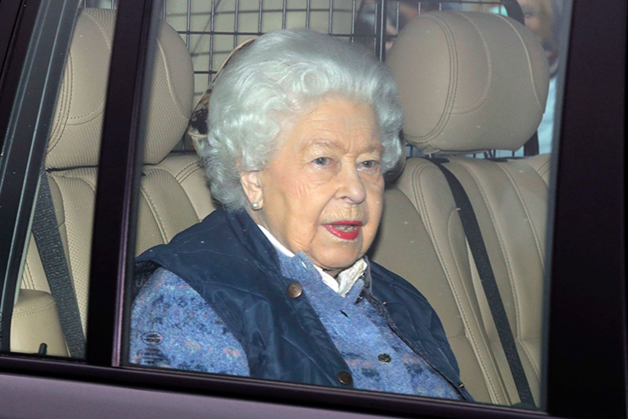 Queen Elizabeth leaves Buckingham Palace for Windsor Castle to socially distance herself amid the coronavirus pandemic, in London, Thursday, March 19.