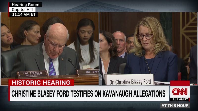 Live Updates: Brett Kavanaugh And Christine Blasey Ford Hearing On Sex ...