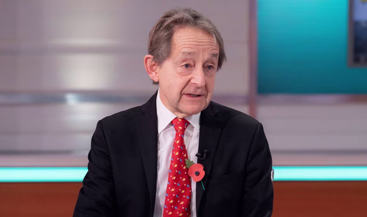 Sir Anthony Seldon appears on the 'Good Morning Britain' TV show in London, England, on November 10, 2022. 