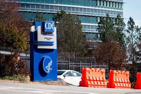 The headquarters for the Centers for Disease Control and Prevention is seen in Atlanta on March 6, 2020.