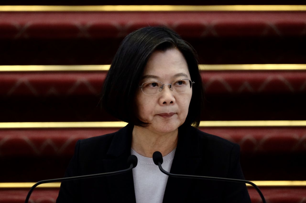 Taiwan?President Tsai Ing-wen held a news conference over the outbreak. 