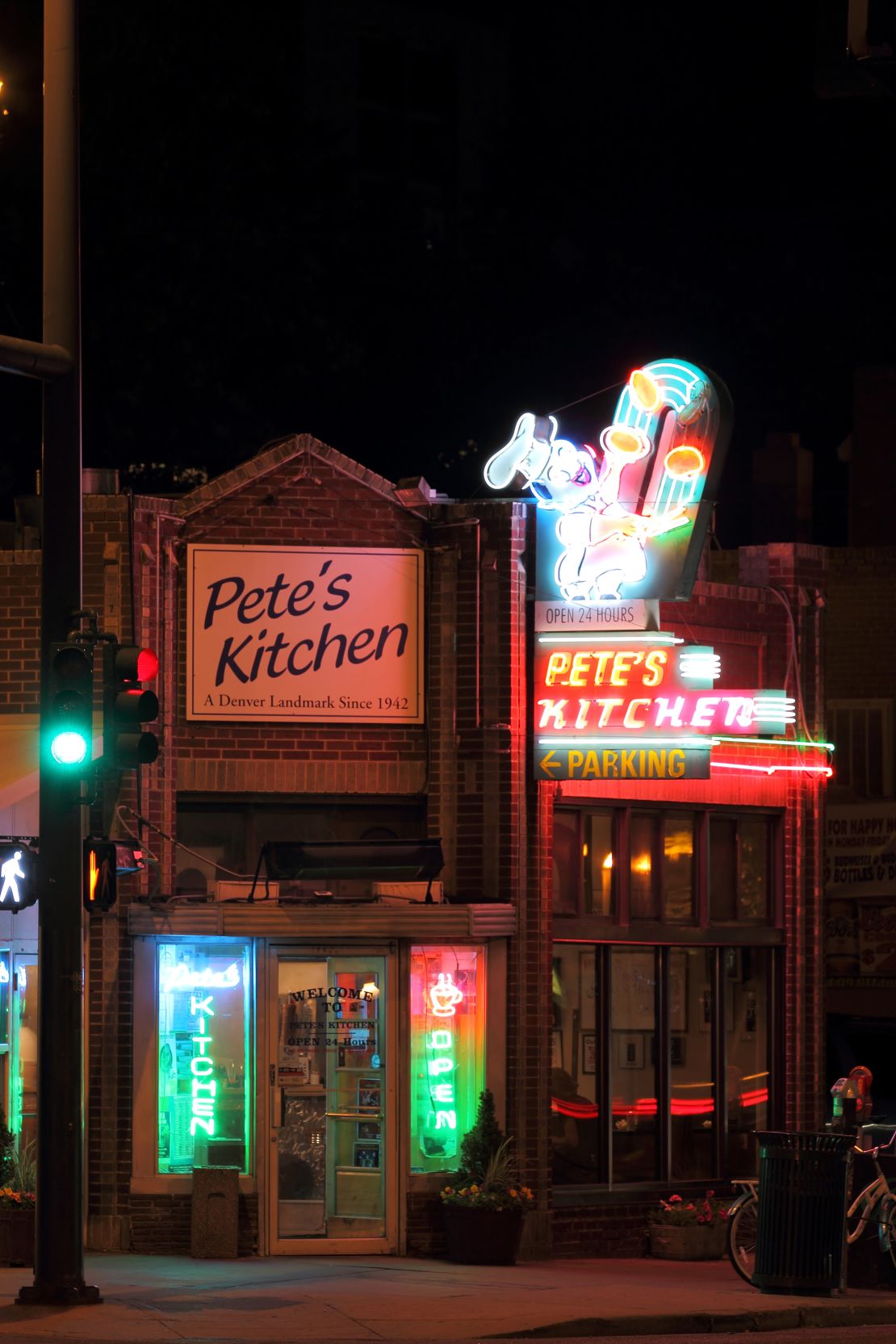 Pete's Kitchen in Denver, a staple of the city, has reopened 24-hours, but only on weekends.