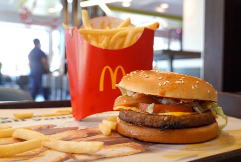 A McDonald's restaurant in San Rafael, California, in February. 