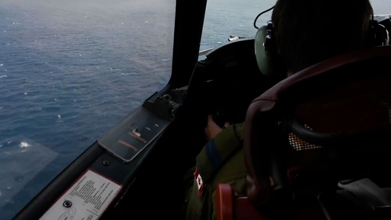 An image from a Canadian Armed Forces Operations video released on June 21 shows search efforts for the OceanGate Titan submersible.