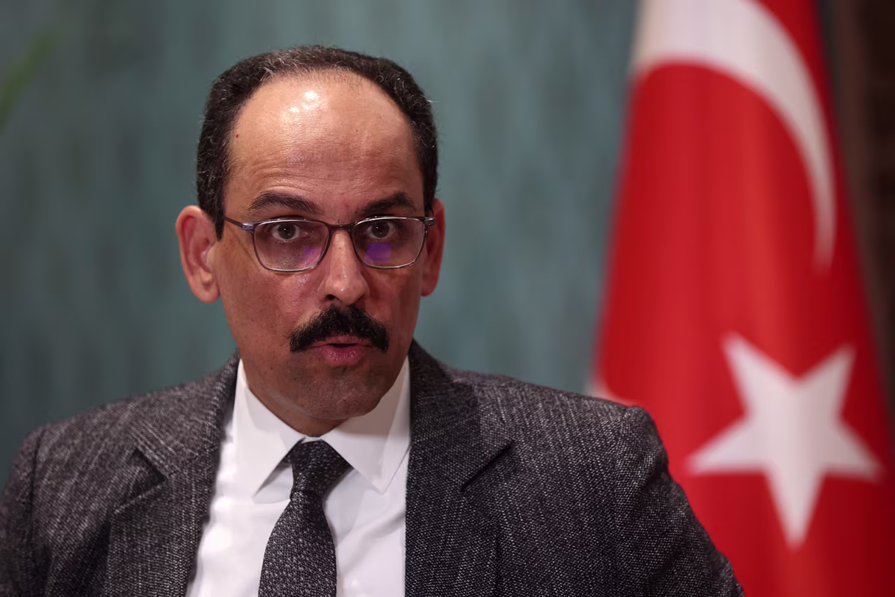 Ibrahim Kalin, Turkish President Tayyip Erdogan's spokesman and chief foreign policy adviser, speaks during an interview with Reuters in Istanbul, Turkey May 14, 2022.