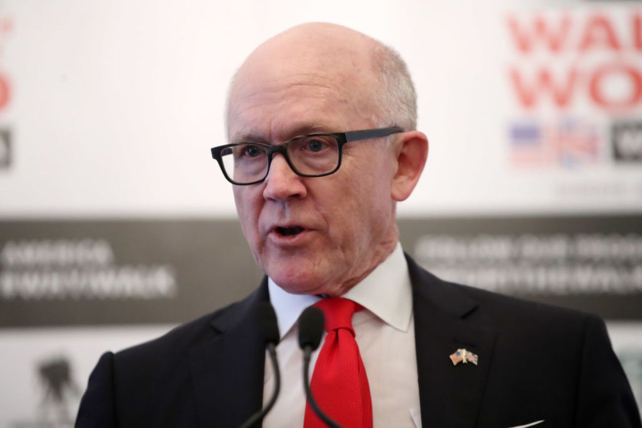 Woody Johnson, US ambassador to the United Kingdom, at Hyde Park in London in April 2018.