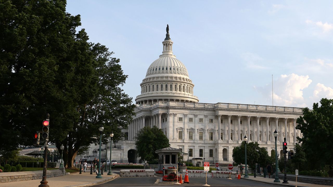 A view of the US Capitol on June 4, in Washington, DC.