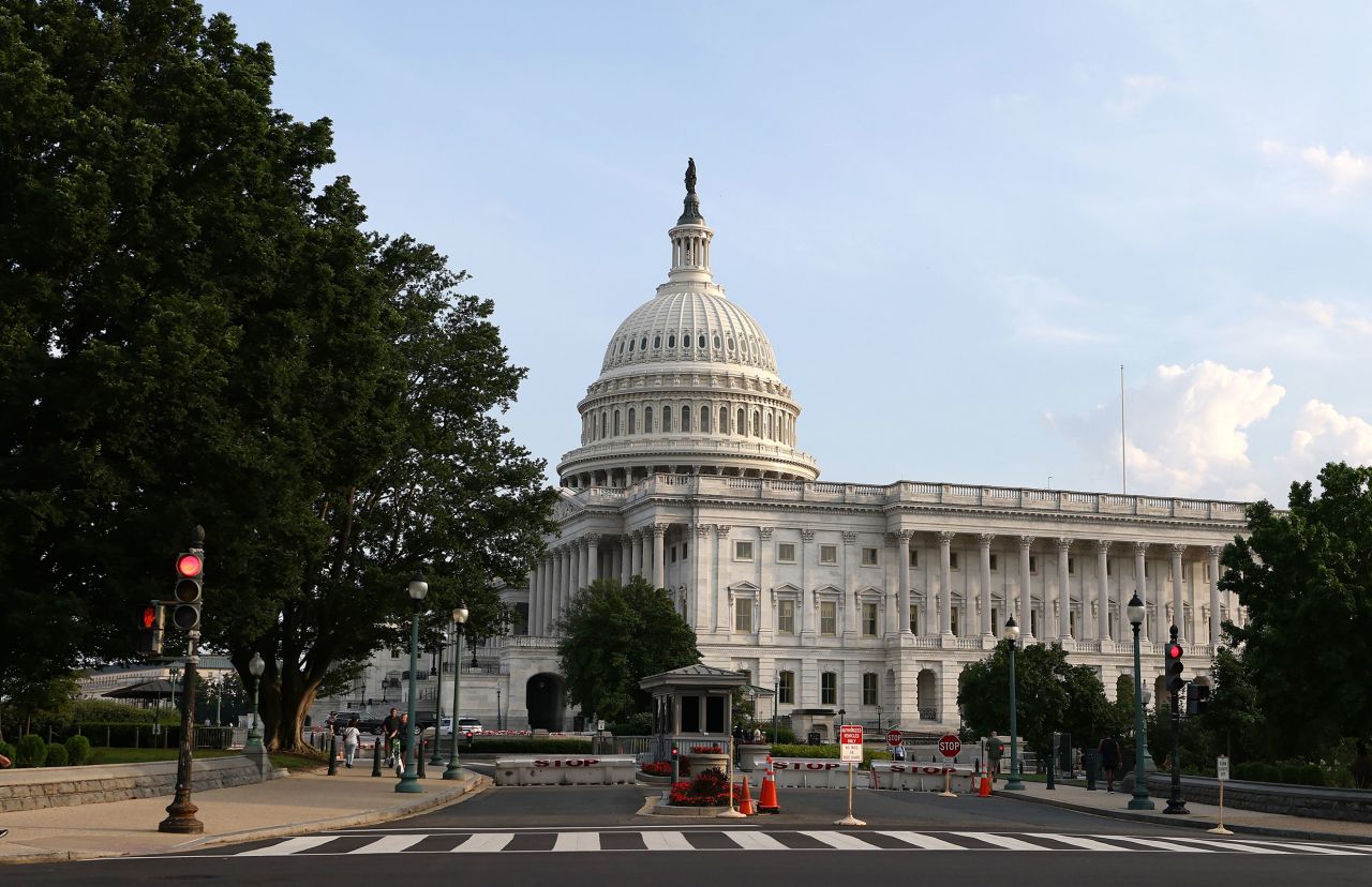 A view of the US Capitol on June 4, in Washington, DC.