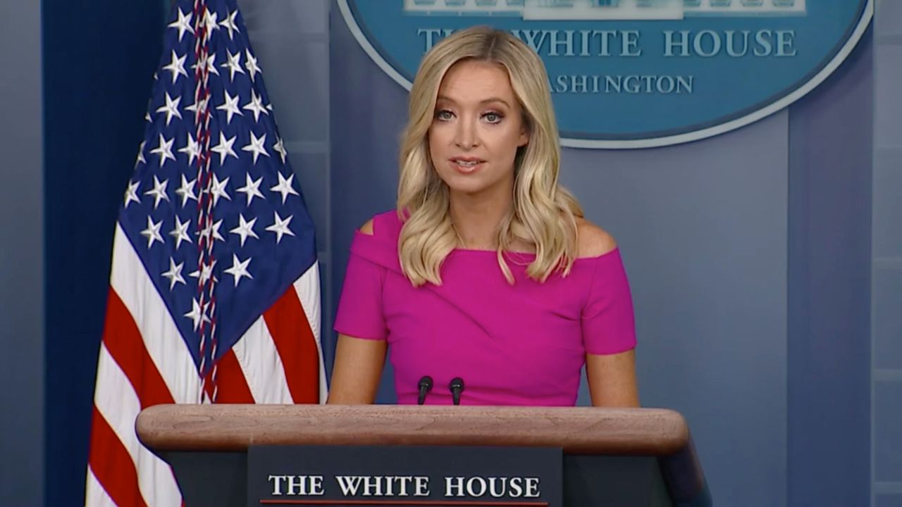 White House press secretary Kayleigh McEnany.