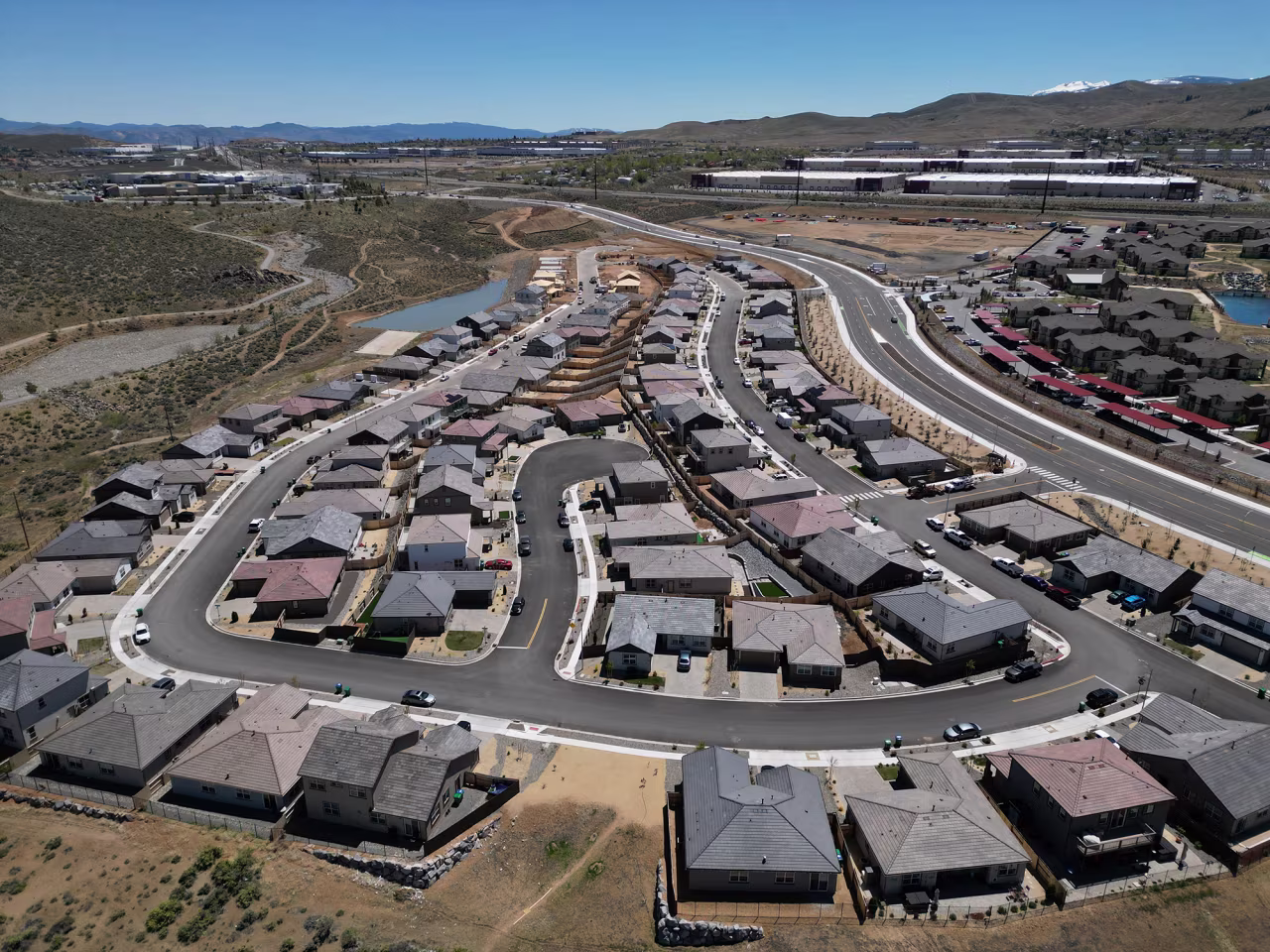 Residential housing is seen in the suburban area of northwest Reno, Nevada, on May 8.
