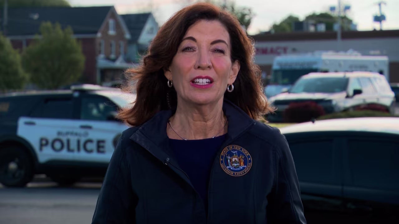 New York Gov. Kathy Hochul speaks with CNN on Sunday. 