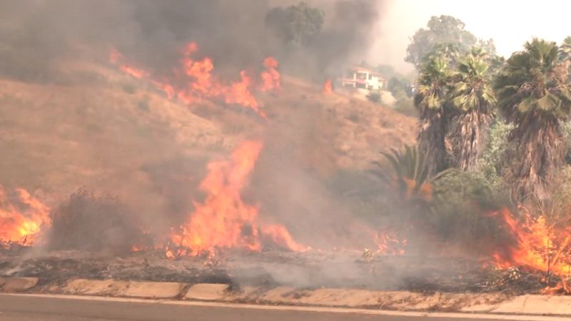 Two Wildfires, Hawarden Fire and Eagle Fire, Ravage Riverside County in California: Three Homes Destroyed, Thousands Evacuated