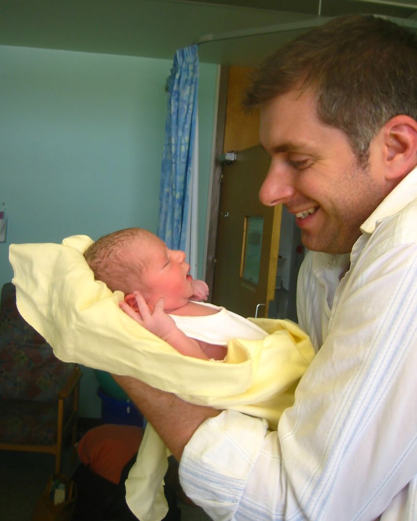 Riddell says it seems like yesterday when his sons were born.
