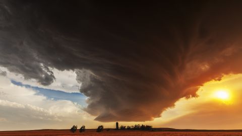 Camille Seaman went storm chasing for this series of photographs spotlighting<strong> </strong>supercell thunderstorms, which can produce tornadoes and grapefruit-sized hail.