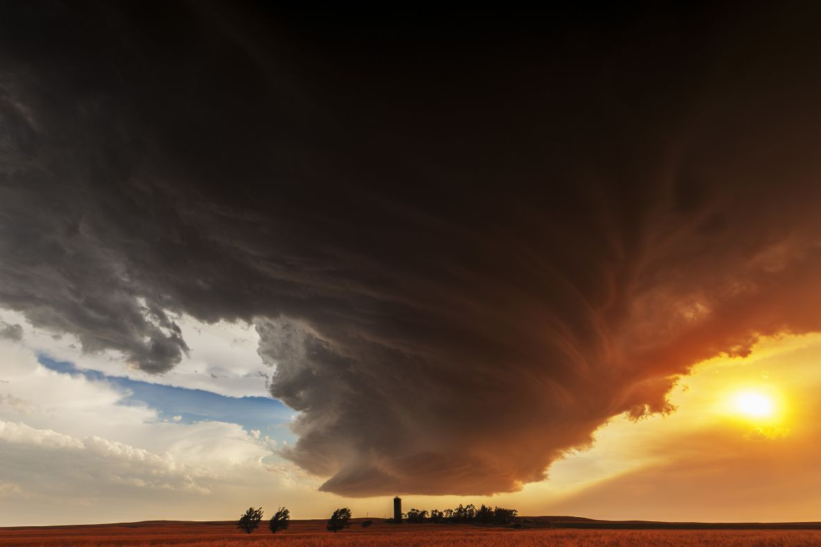 Camille Seaman went storm chasing for this series of photographs spotlighting<strong> </strong>supercell thunderstorms, which can produce tornadoes and grapefruit-sized hail.