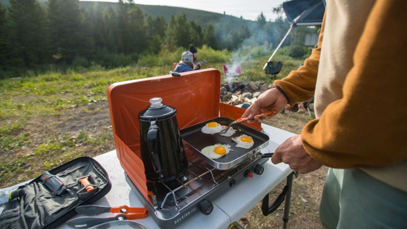 Cooking store camping equipment