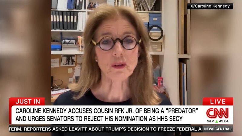 Caroline Kennedy accuses cousin RFK Jr. of being a ‘predator’