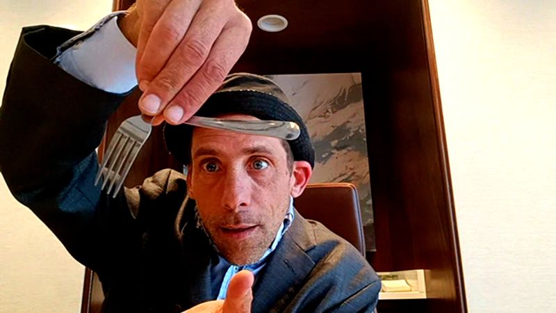 Paul Carpenter, speaking to CNN on Friday while appearing to bend a fork, said he didn't realize how the audio he created would be used.