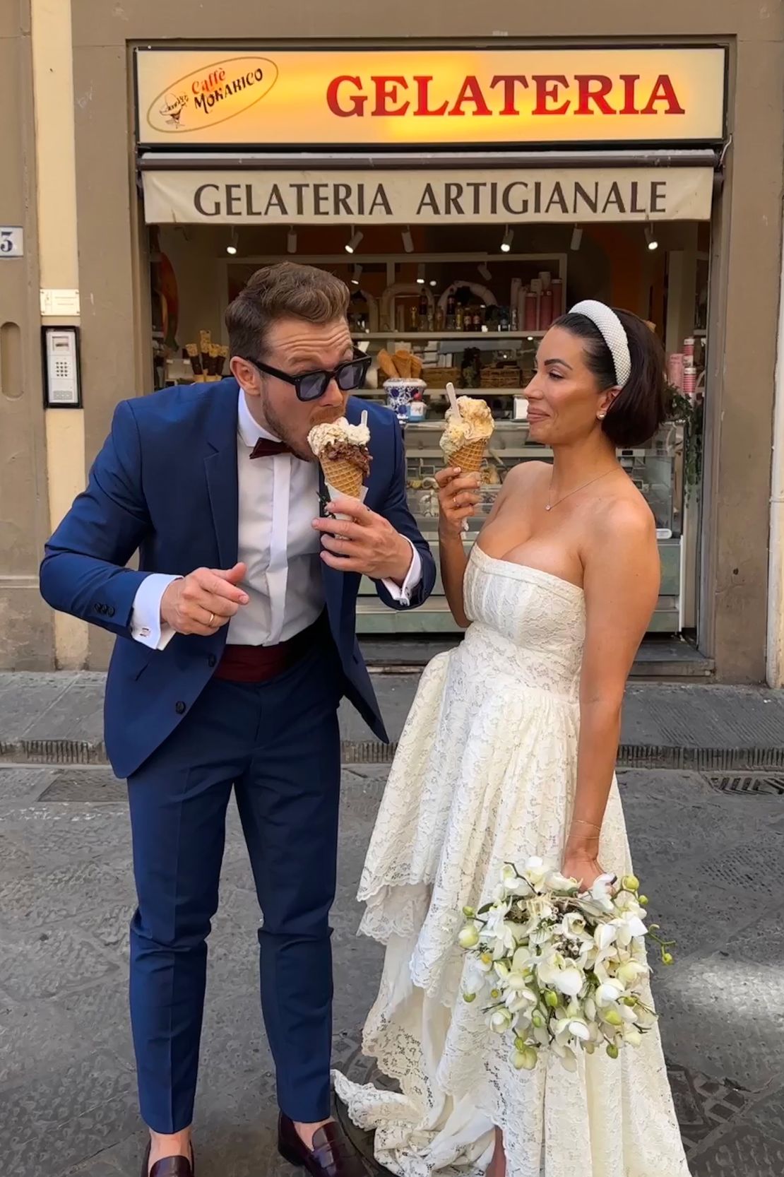 The couple had a great time enjoying the city together and retracing their steps from the year before. Carter even wore the same headband as a nod to that first meet-up.