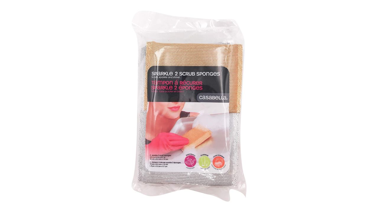 Casabella Non-Scratch Sparkle Scrub Sponges, 4-Pack cnnu.jpg