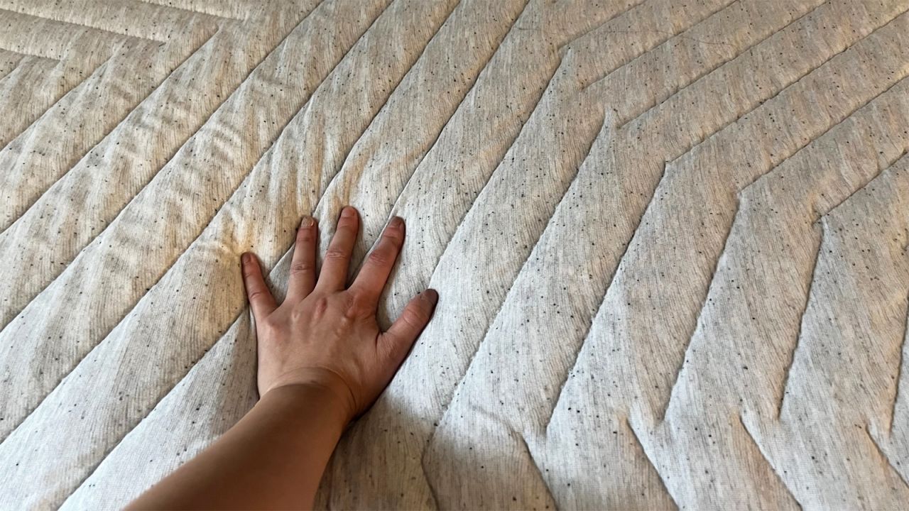 The Casper Wave Hybrid Snow mattress features a multilayered approach to cooling. It uses a top fabric that is cool to the touch, and though that effect diminishes once you've laid down on it for a few minutes, the mattress' overall construction kept us cool for the night.