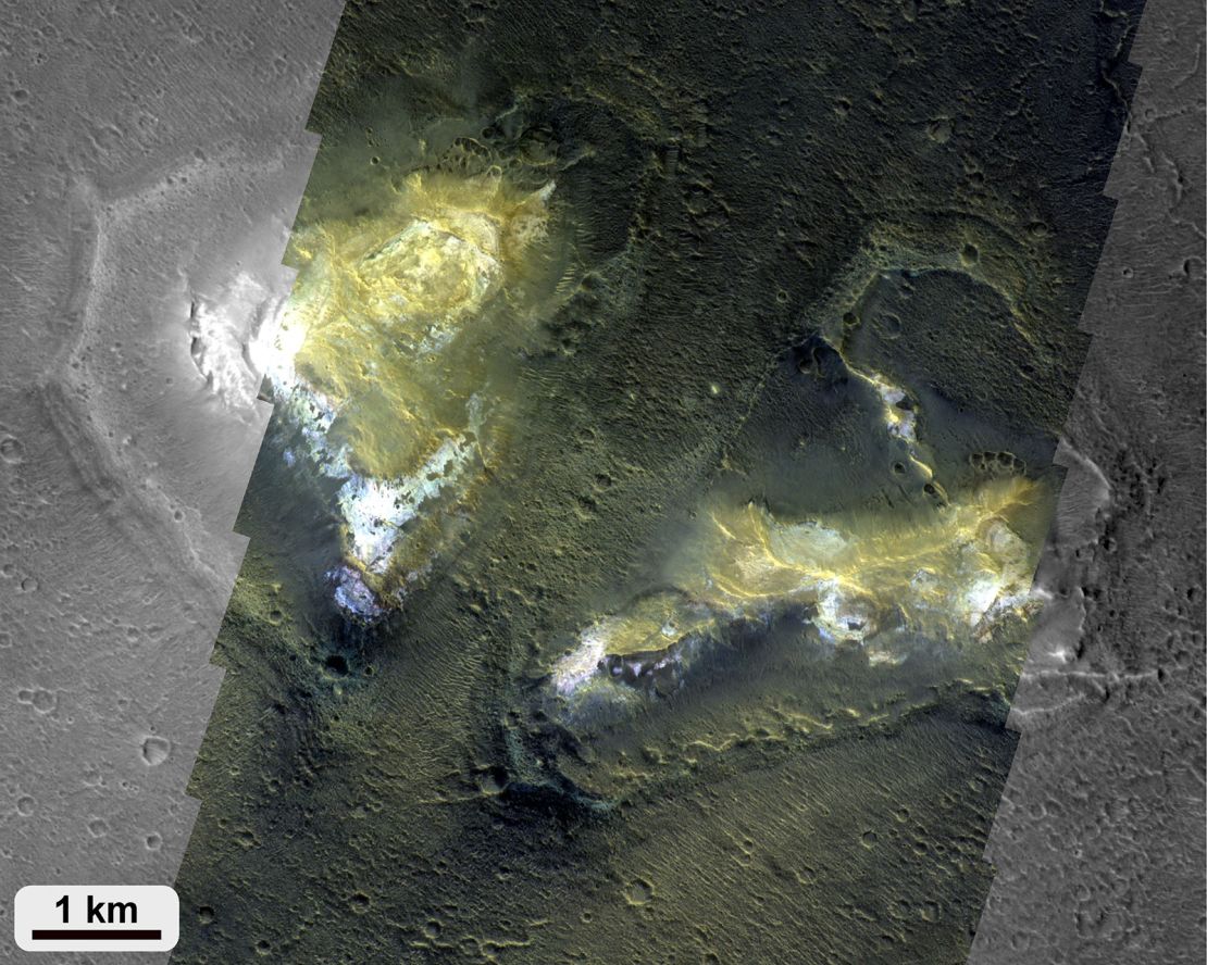 The researchers wanted to understand the structure of the mounds before sending an explorer robot to the region.