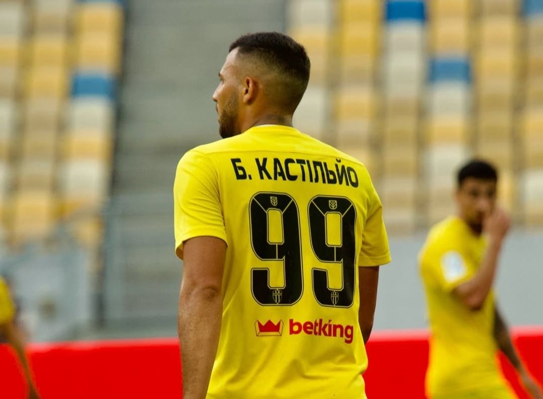 Castillo llegó a Ucrania con el objetivo de que sea un trampolín en su carrera futbolística.