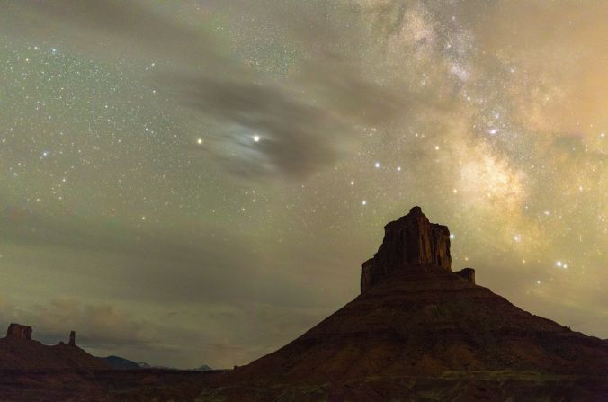 DarkSky International is a body advocating for the mitigation of light pollution, and awarding Dark Sky accreditation to communities that follow its recommendations. Pictured, the sky above the <a href="index.php?page=&url=https%3A%2F%2Fdarksky.org%2Fplaces%2Fcastle_valley%2F" target="_blank">town of Castle Valley, Utah</a>, an International Dark Sky Community. Around 250 miles southeast of Salt Lake City, the town allows no commercial lighting and fully shielded light fixtures have been required by ordinance since 1991. It received Dark Sky accreditation in 2024.