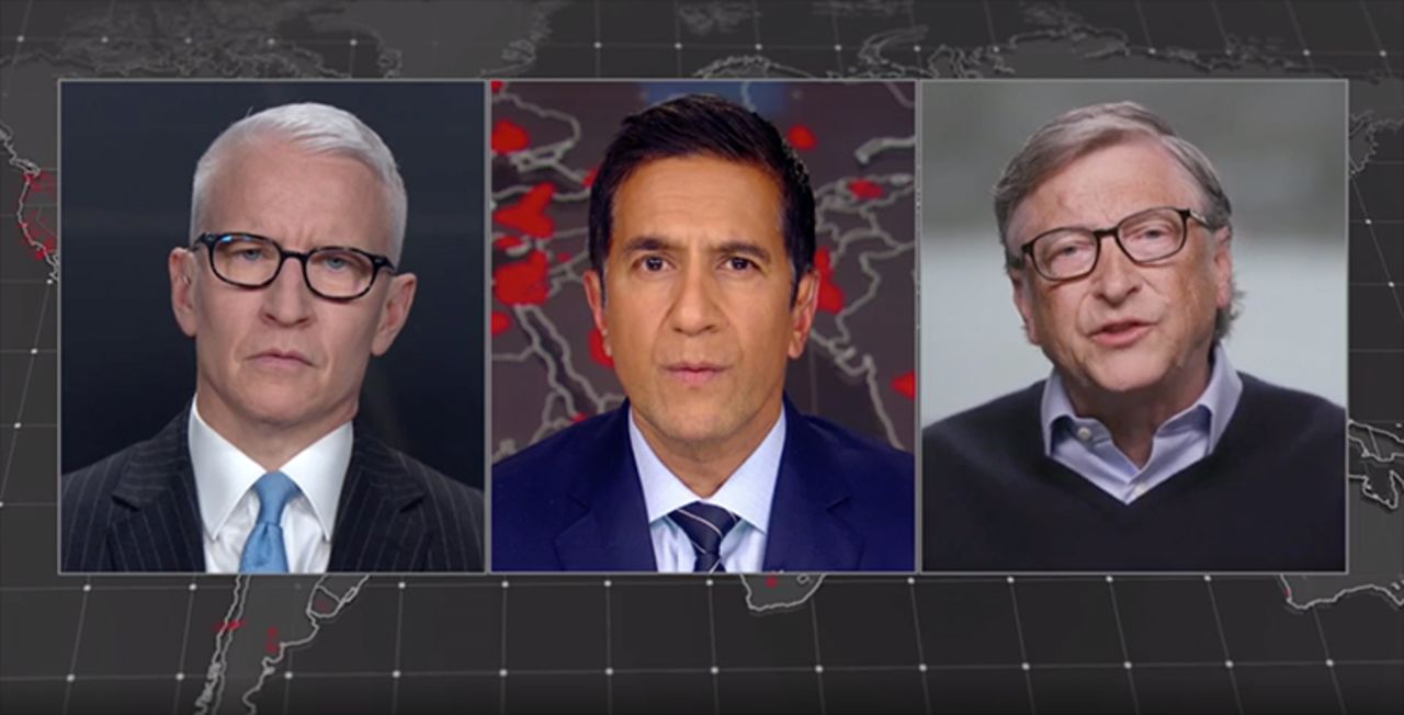 CNN's Anderson Cooper and Dr. Sanjay Gupta talk with Bill Gates.