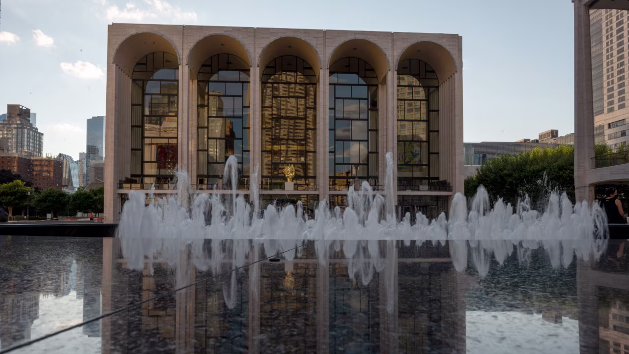The Metropolitan Opera House in New York is pictured on July 13.