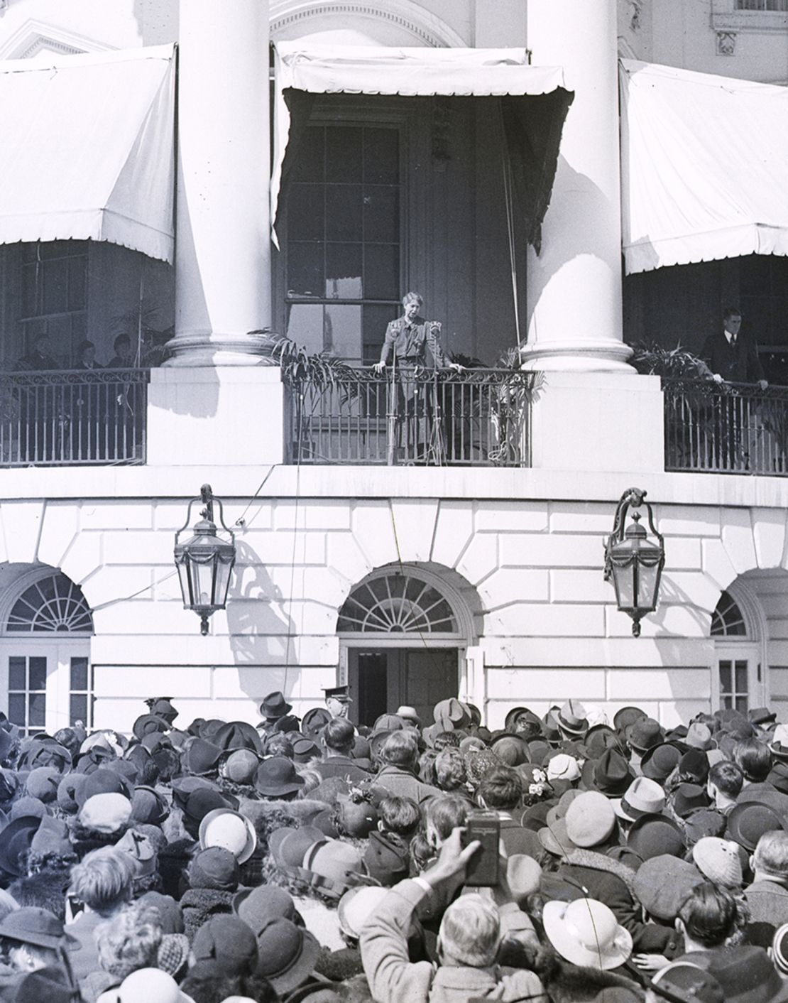 First lady Eleanor Roosevelt hosted more than 50,000 children at the White House in 1937.