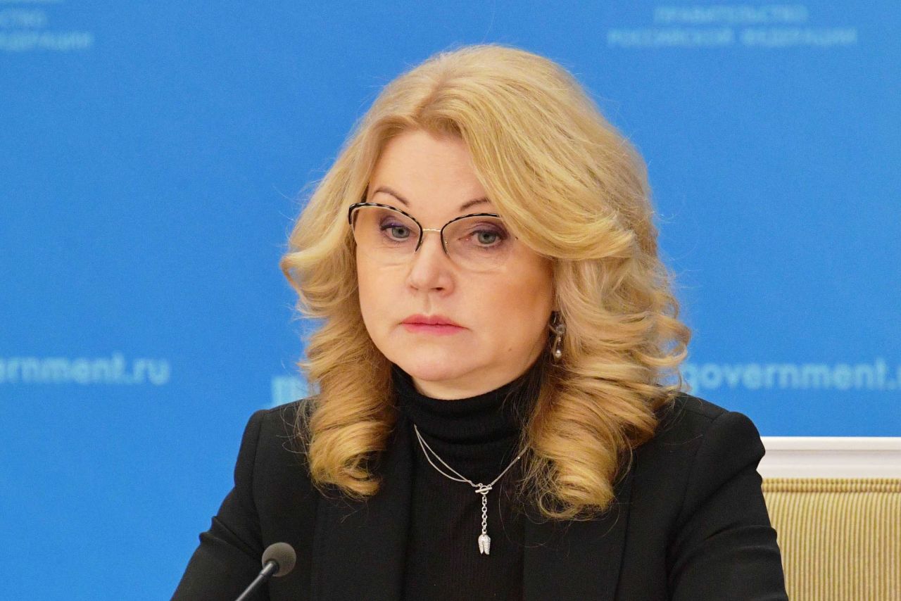 Russia's Deputy Prime Minister Tatyana Golikova gives a briefing in Moscow on December 28.