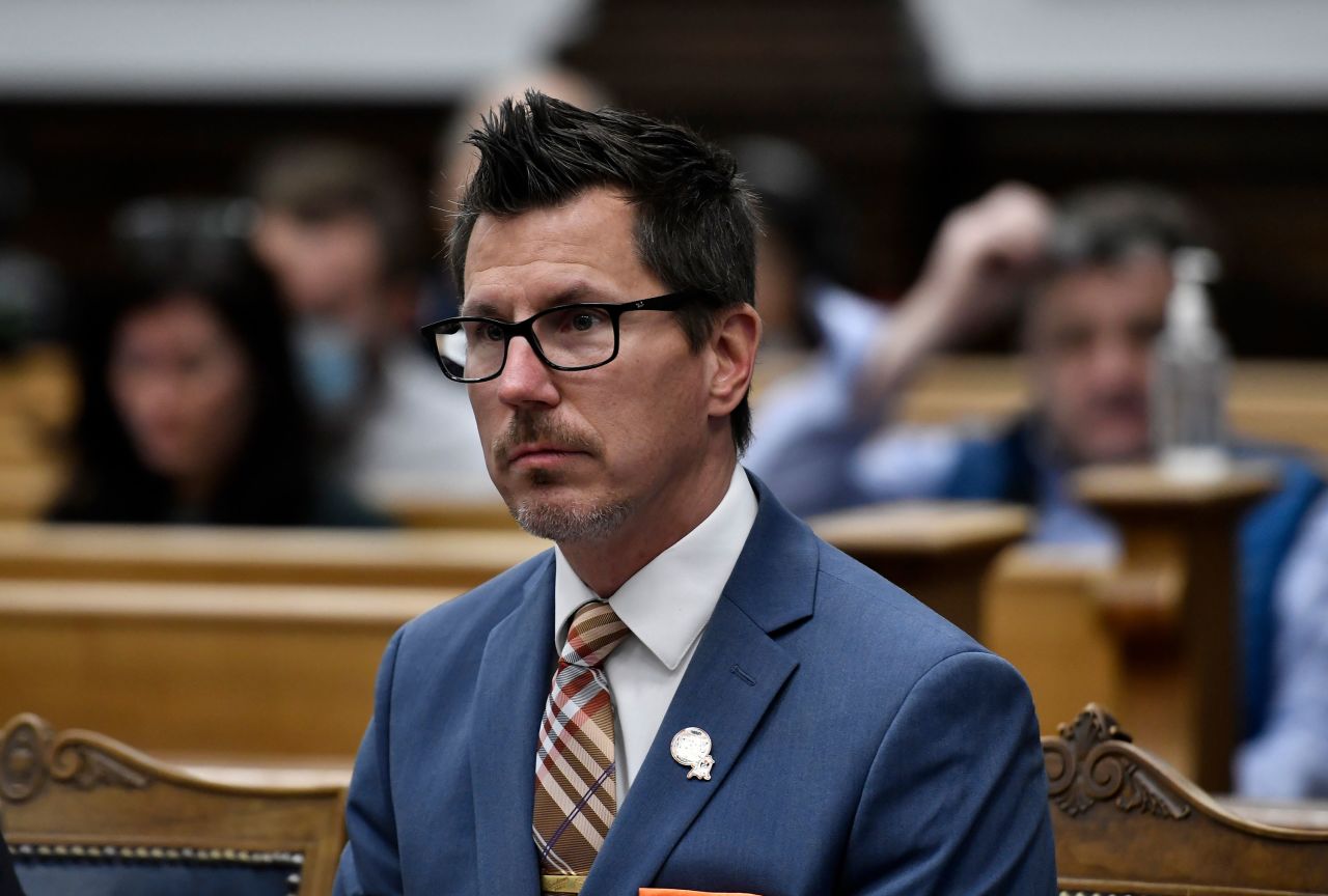 Assistant District Attorney Thomas Binger listens in court on November 16.